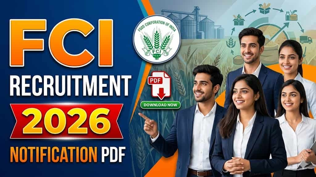 FCI Recruitment 2026 Notification PDF